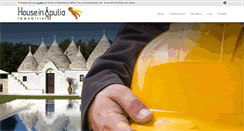 Desktop Screenshot of houseinapulia.com